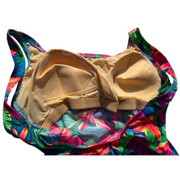 Vintage Lands End Womens Regular One-Piece Swimsuit Size 14 NWT - Picture 5 of 15